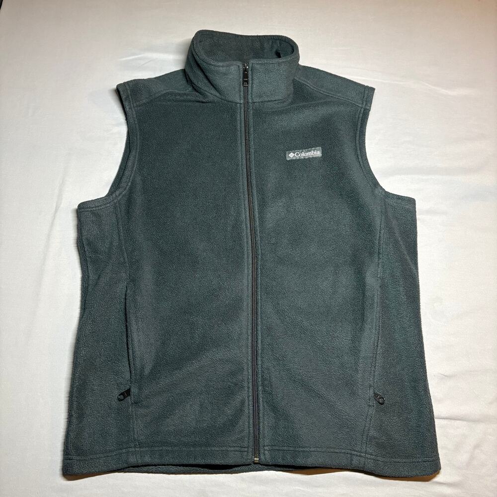 Black columbia steens mountain fleece vest